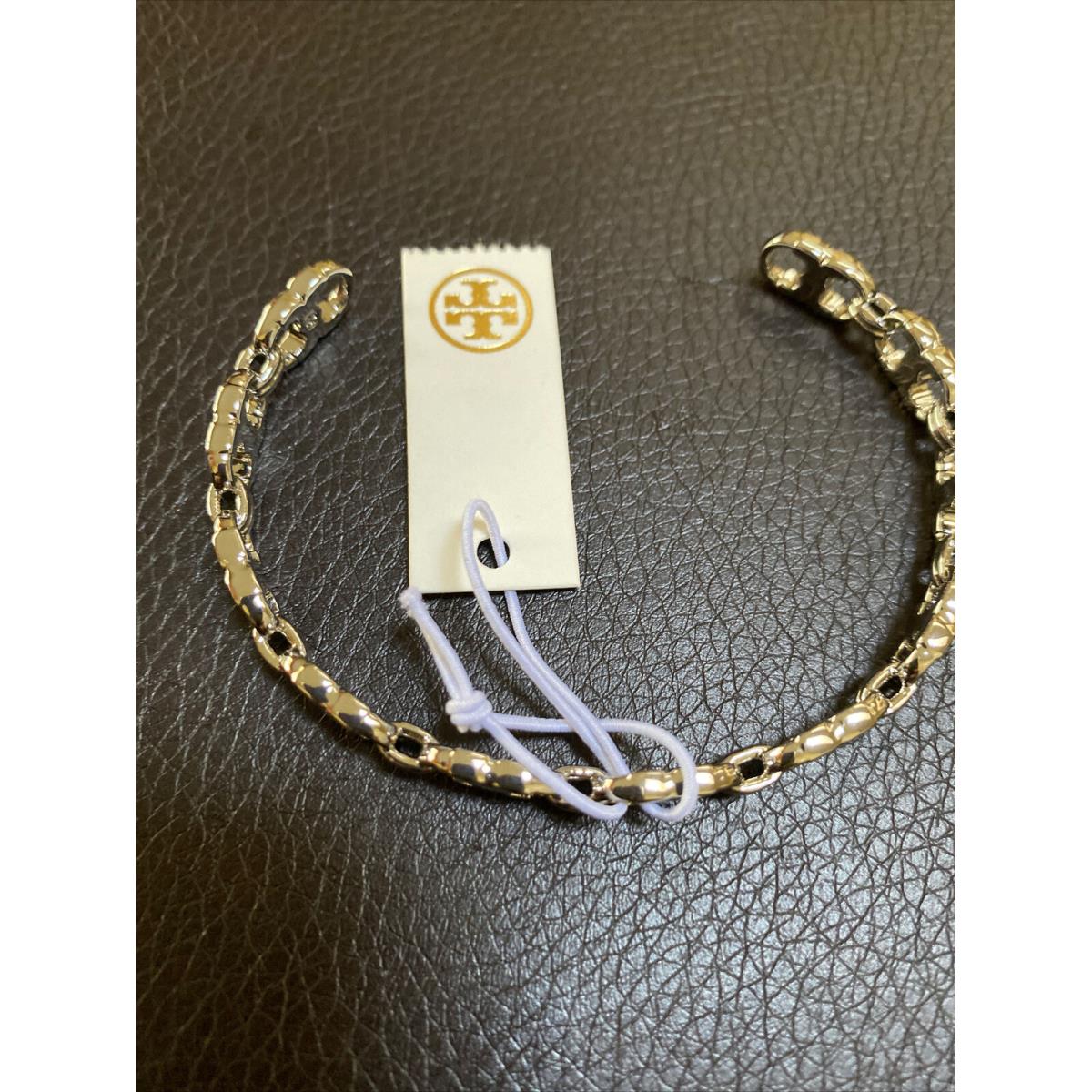 Tory Burch Gold Tone Gemini Link Cuff Bracelet