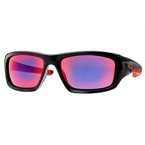 Oakley Valve Sunglasses 9236-02 Polished Black Frame Red Iridium Lens 60mm - Polished Black Frame, Red Iriduim Lens