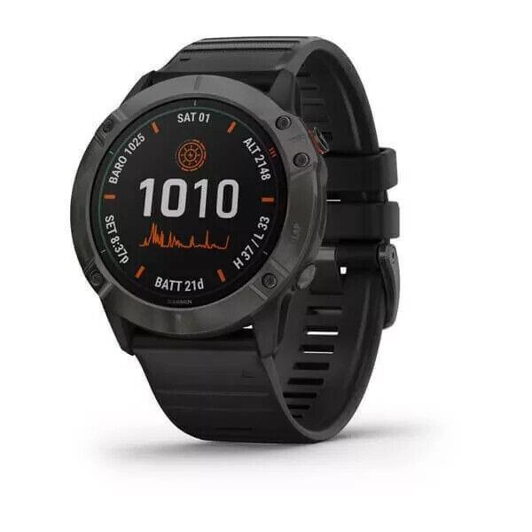 Garmin f Nix 6X - Pro Solar Smartwatch Titanium Carbon 010-02157-20