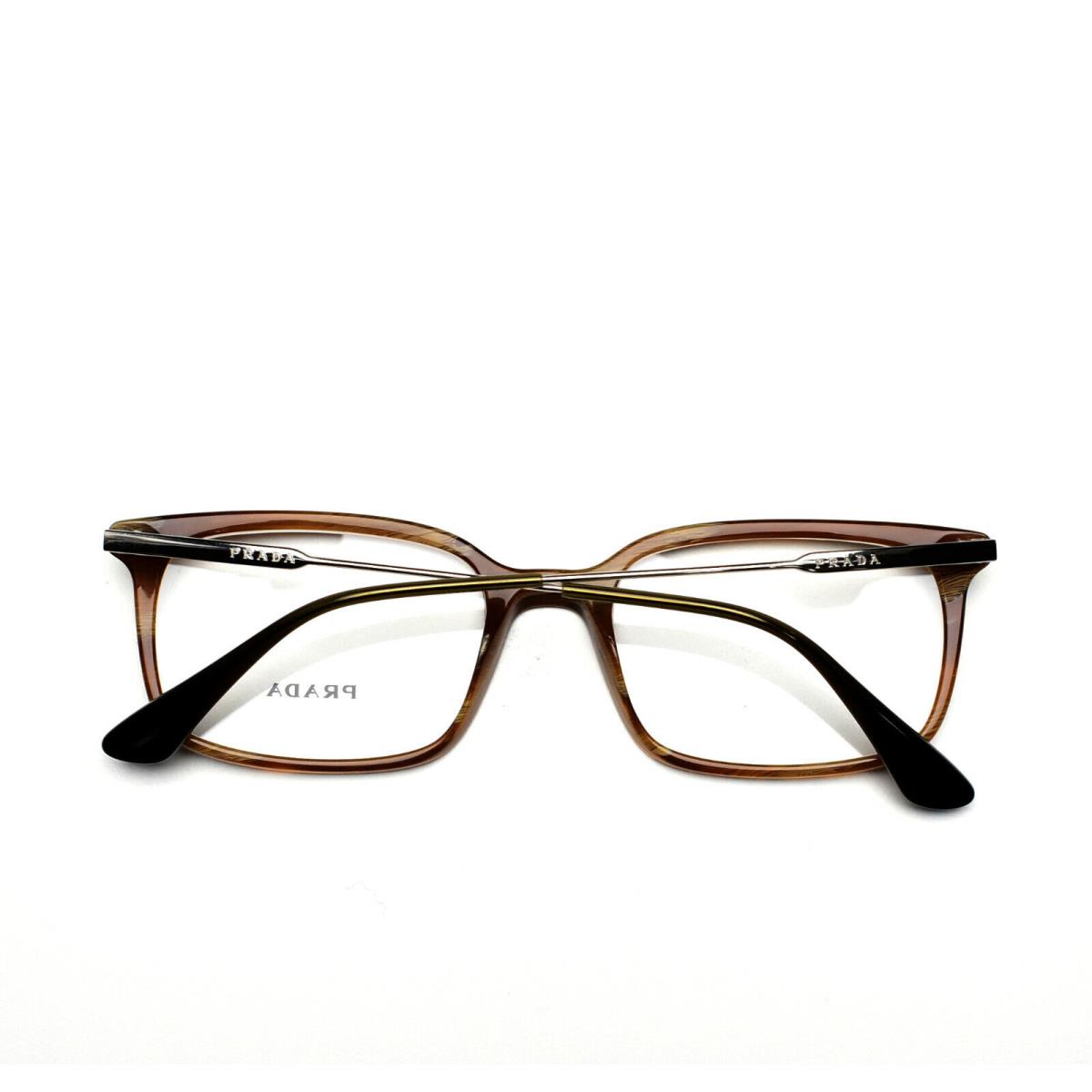Prada Eyeglasses Frame Brown Havana 16U Fhx 53-19-145 no Case