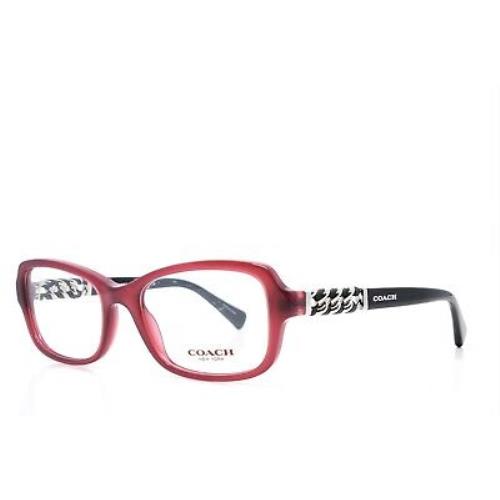 Coach Eyeglasses 6075Q 5321 Red 50-18-135