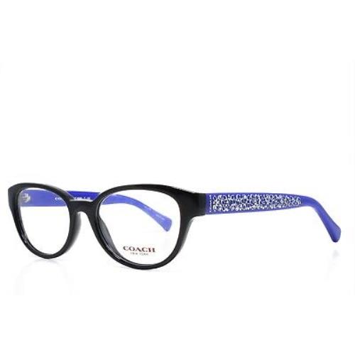 Coach Eyeglasses 6069 5282 Black Blue 53-17-135