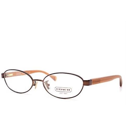 Coach 5032 9076 Satin Brown Eyeglasses 52-16-135