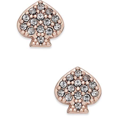 Kate Spade Rose Gold Tone Signature Spade Stud Earrings m43