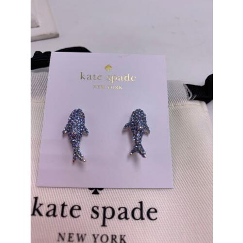 Kate spade hot sale shark earrings