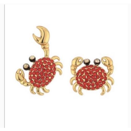 Kate Spade New York Shore Things Pave Crab Stud Earrings 252x