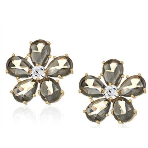 Kate Spade in Full Bloom 14K Gold Plated Flower Earrings SP 103A