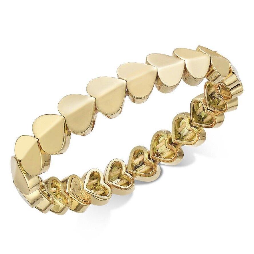 Kate Spade Heritage Spade Heart Stretch Bracelet Gold Tone MK1