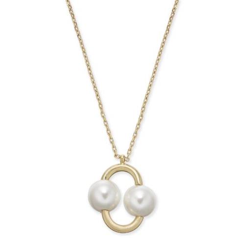 Kate Spade Gold Tone Nouveau Pearl Link Necklace Kss97K
