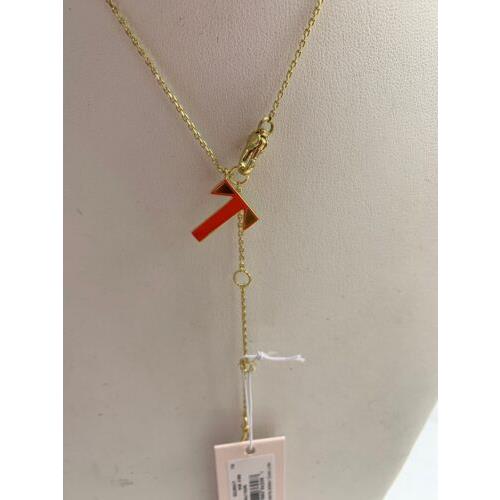 Kate Spade Truly Yours Initial T Gold Tone Necklace JJ1