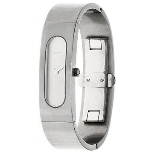 Gucci Small Bracelet Silver Dial Women`s Watch 2405SR-02465