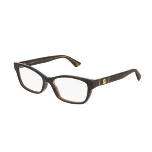 Gucci GG0635O 005 Havana Square Women`s Eyeglasses