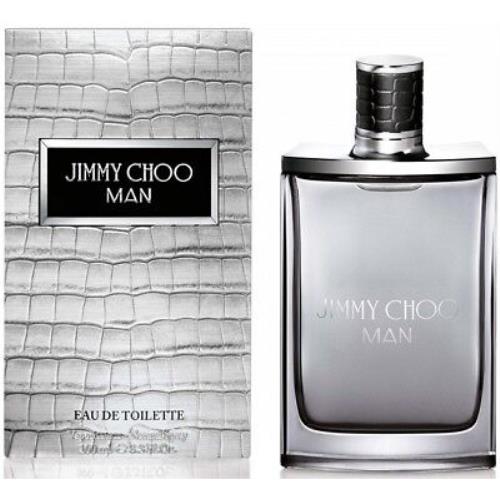 Jimmy Choo Man For Men Cologne Eau de Toilette 3.3 oz 100 ml Edt Spray