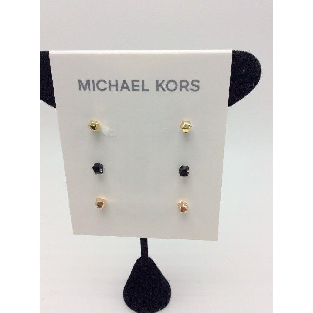 Michael Kors 3 pc Set Stud Earrings 99