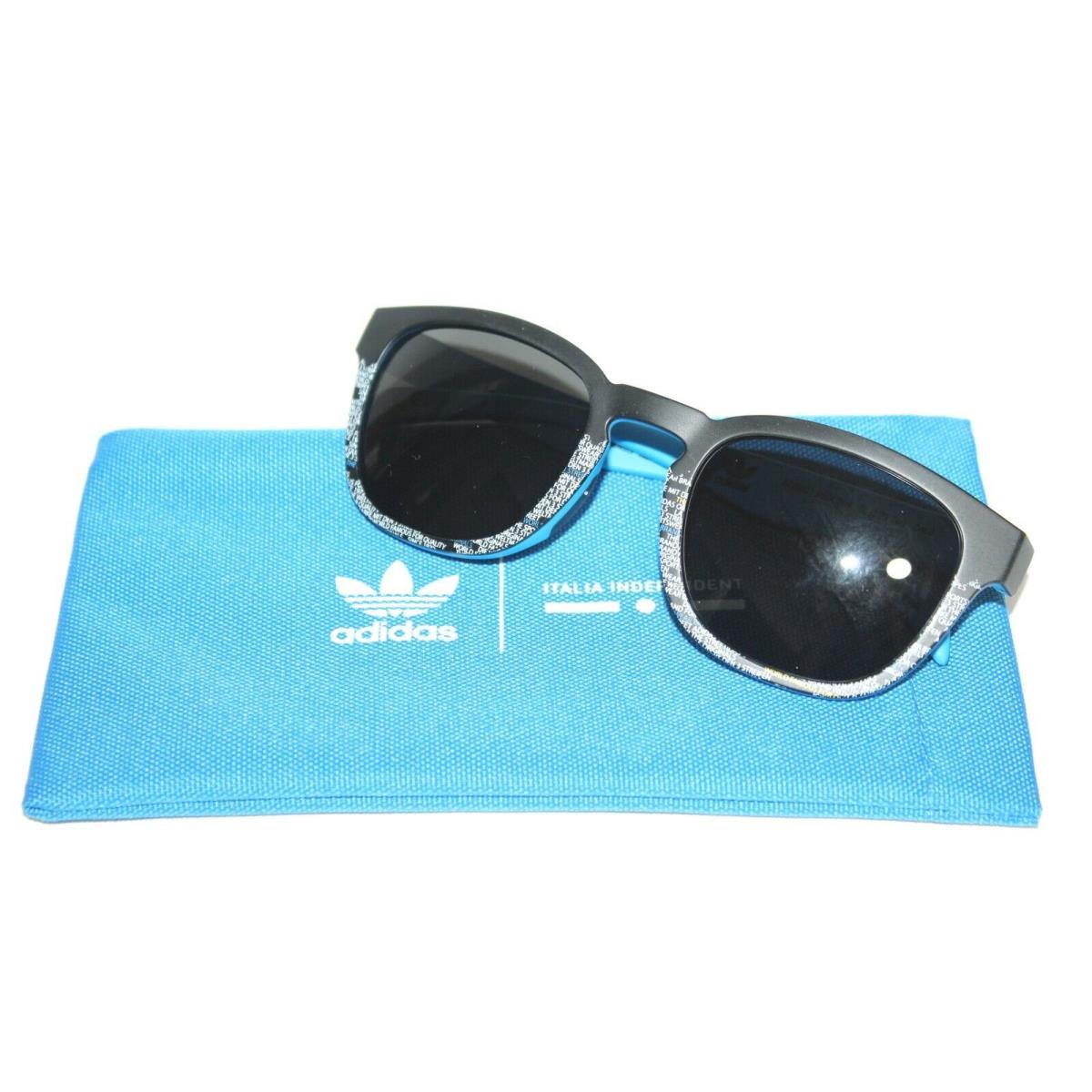 Adidas AOR001 PNK.009 Black Blue Sunglasses 52-23-140 W/case