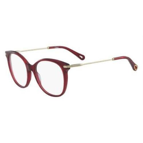Chloe CE2721 613 Red Gold Eyeglasses 54mm with Chloe Case