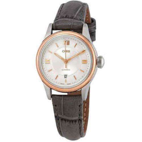 Oris Classic Date Automatic Silver Dial Ladies Watch 01 561 7718 4371-07 5 14 33