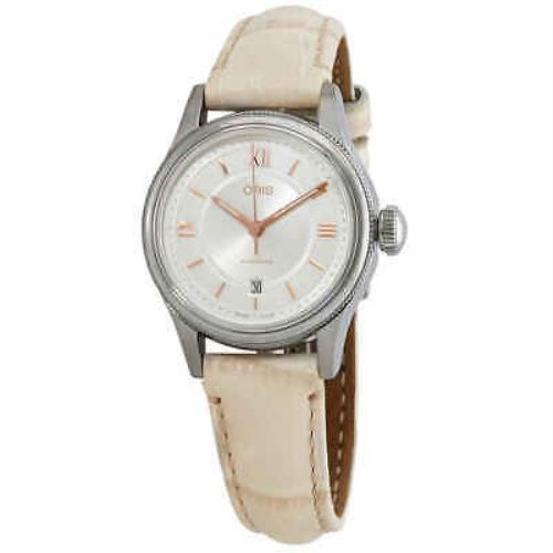Oris Classic Date Automatic Silver Dial Ladies Watch 01 561 7718 4071-07 5 14 31