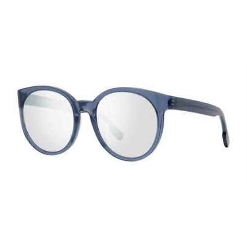 Kenzo KZ40084U Sunglasses 90C Shiny Blue Smoke Mirror