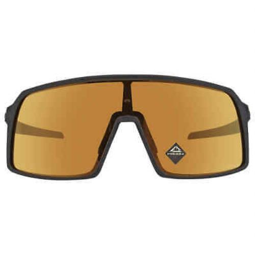 Oakley Sutro Prizm 24k Shield Men`s Sunglasses OO9406 940605 37 OO9406 940605 37 - Frame: Gray, Lens: Gold