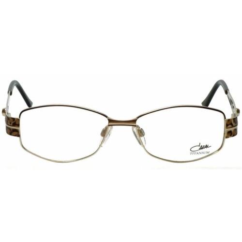 Cazal Designer Reading Glasses Cazal-1089-004 in Brown Leopard Gold 52mm