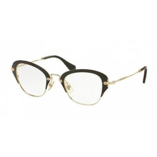 Miu 53OV Eyeglasses 1AB1O1 Black