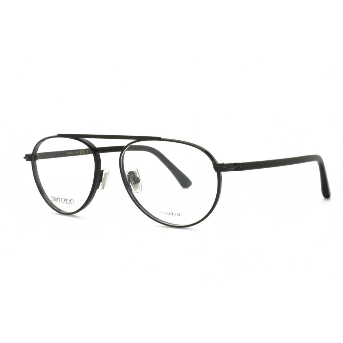 Jimmy Choo Unisex Titanium Eyeglasses JC 003 807 55-17-150 Black