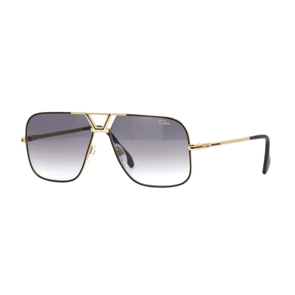 Cazal Legends 725/3 Black Gold/dark Grey Shaded 002 Sunglasses - Frame: Black Gold, Lens: Dark Grey Shaded