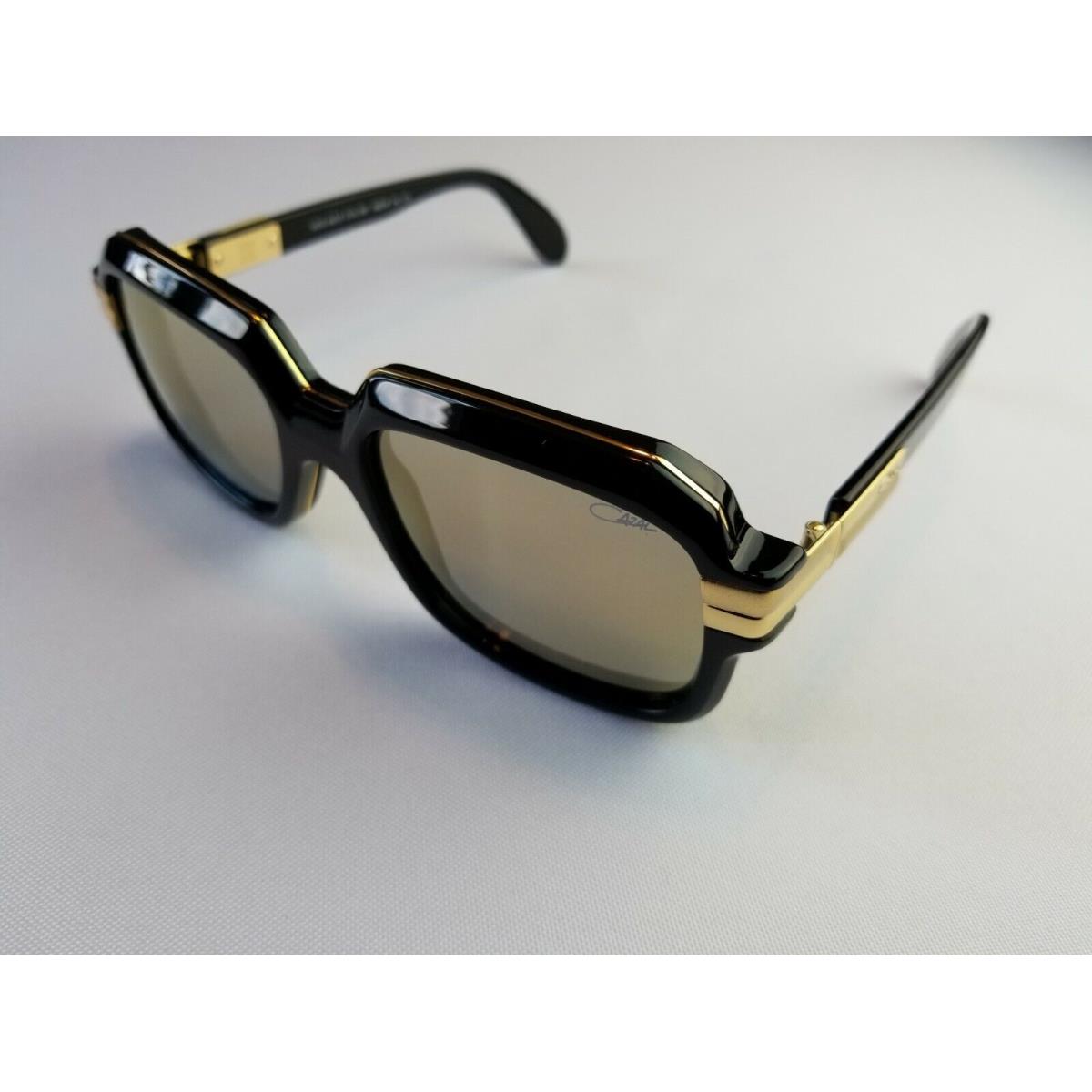 Cazal Legends Mod. 667/3 Col 001 Black Gold Mirror Lens Ltd Edt Sunglass Germany