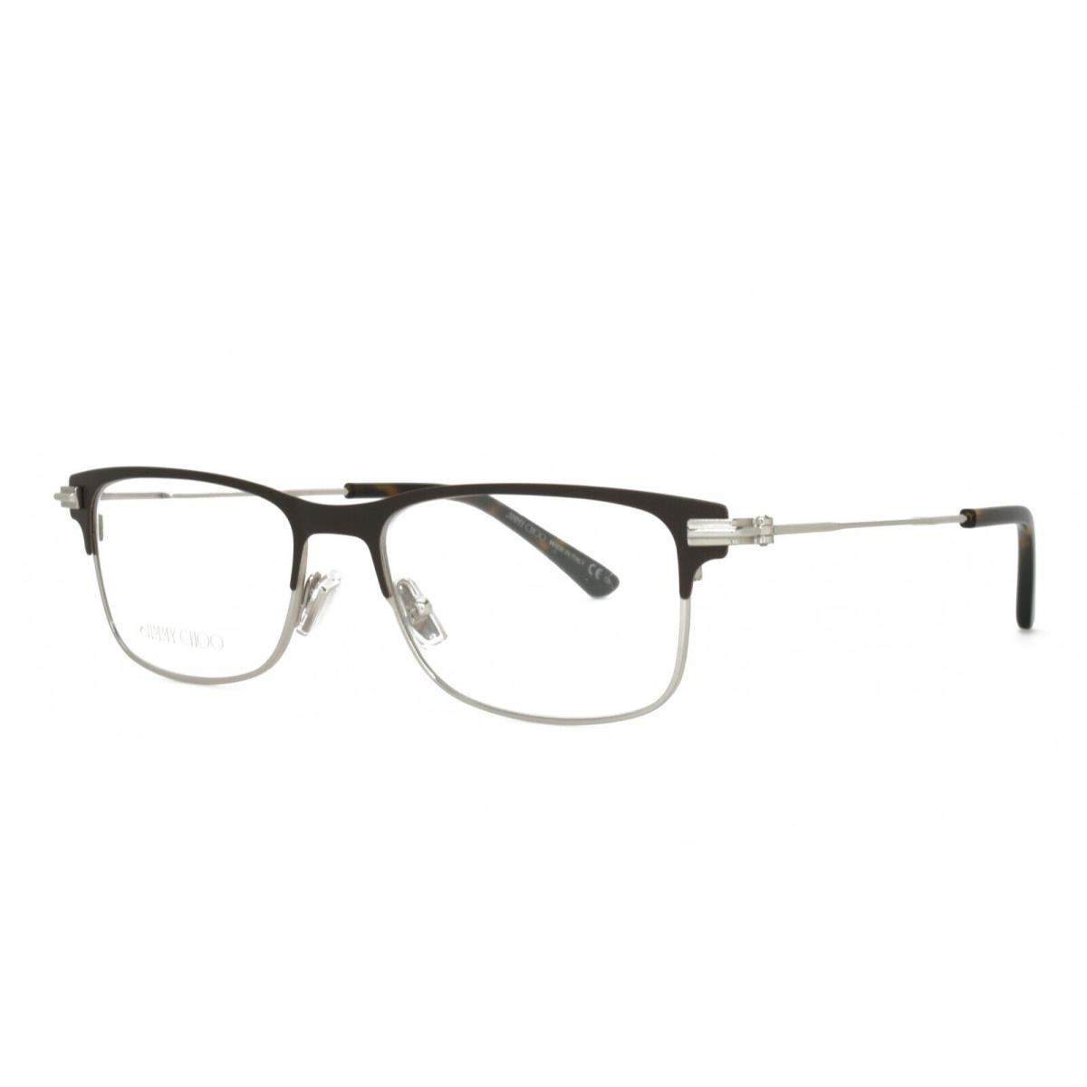 Jimmy Choo Unisex Eyeglasses JC 006 09Q 54-17-150 Brown Silver