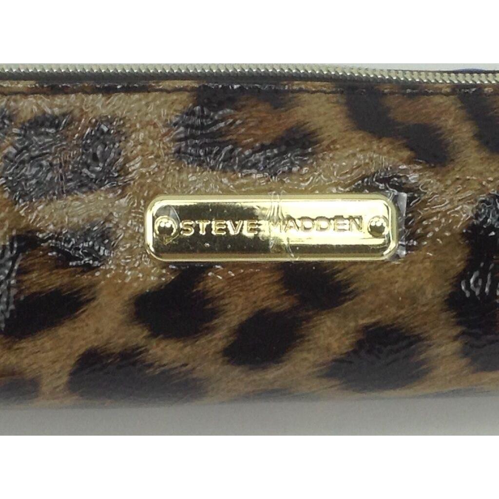 Women`s Steve Madden Brand by Macys Leopard Tube Pouch Wristlet