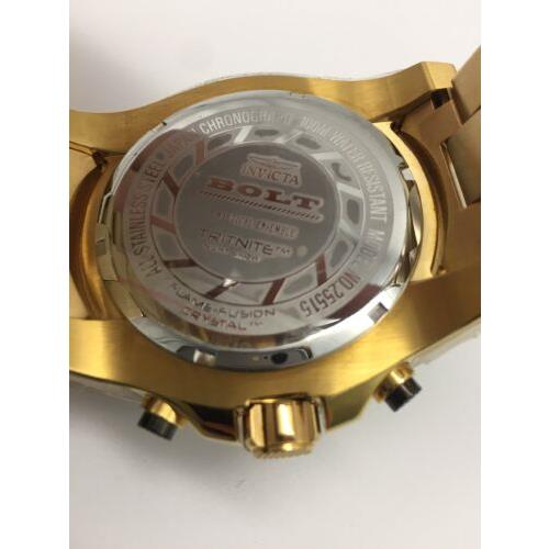 Invicta watch Bolt - Gold Dial, Gold Band 4