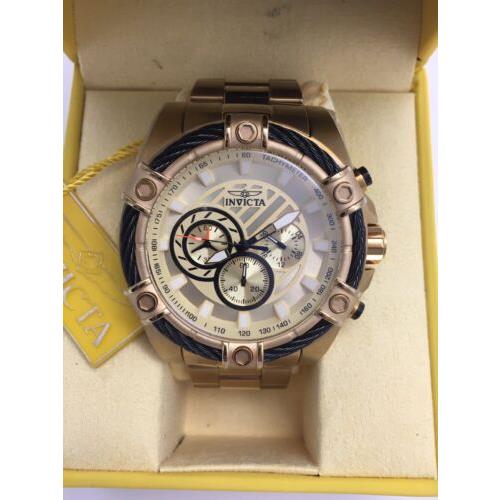 Invicta watch Bolt - Gold Dial, Gold Band 6
