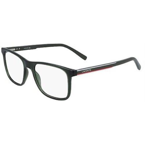 Lacoste L 2848 L2848 Transparent Khaki 317 Eyeglasses