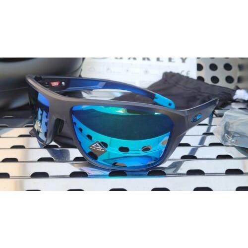 Oakley Split Shot 9416-0464 Sunglasses Transp Blue /prizm Sapphire Polarized - Frame: Blue, Lens: Blue