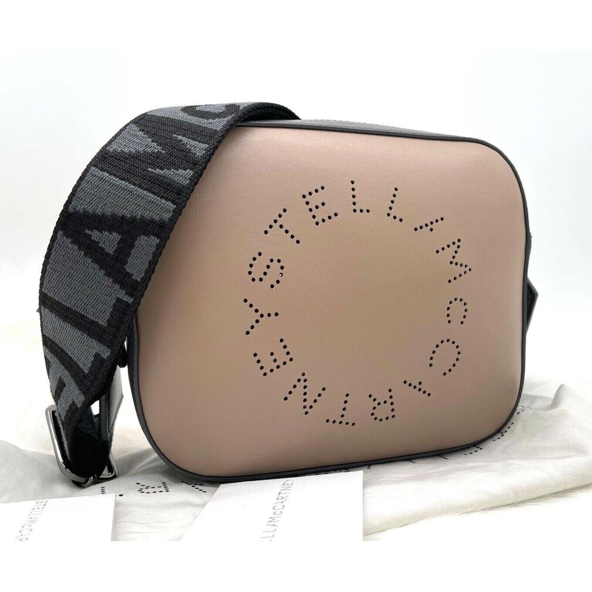 Stella Mccartney Colorblock Perforated Logo Alter Napa Camera Bag