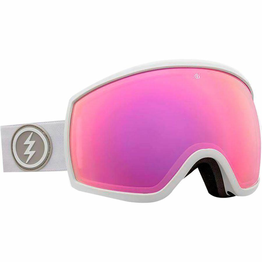 Electric Egg Snowboard Goggles Matte White Rose/pink Chrome