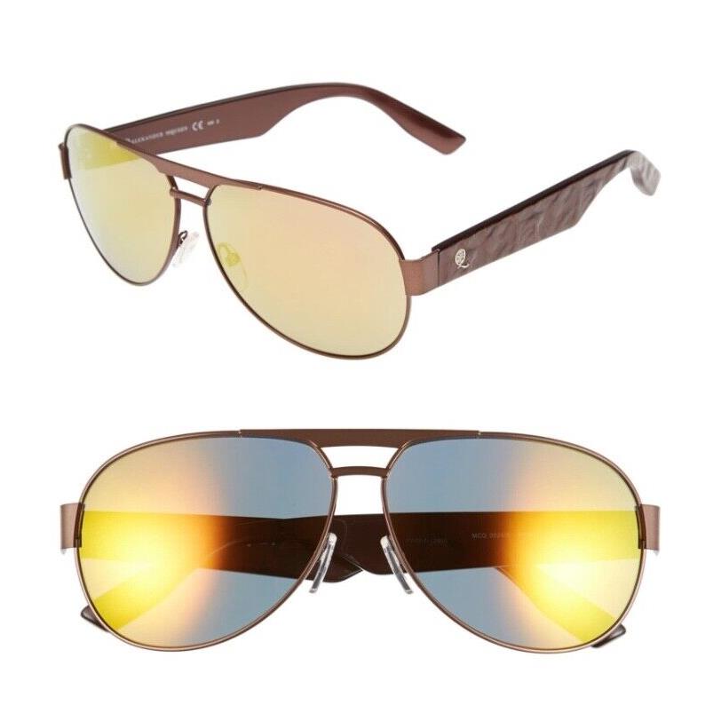 Alexander Mcqueen Mcq 0024 Women`s Bronze Sunglasses 63-11-140