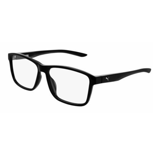 Puma PU 0207O 001 Black Rectangle Men`s Eyeglasses