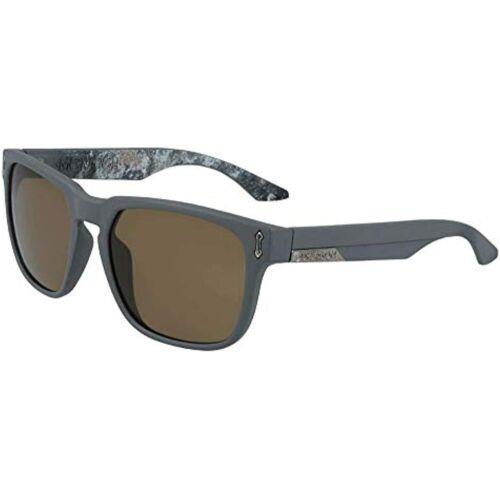 Dragon Monarch LL 028 Matte Grey Sunglasses 55mm with Brown Luma Lenses