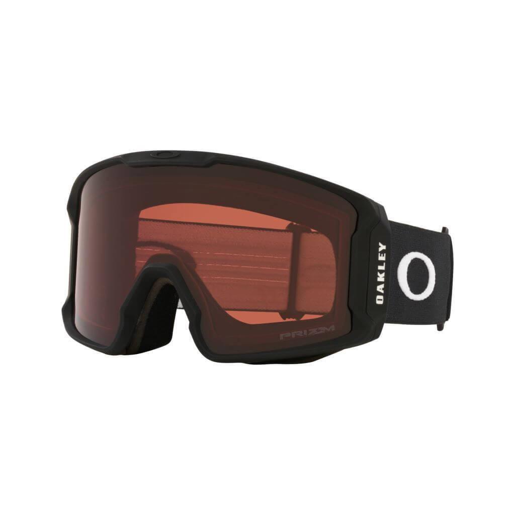 Line Miner L Snow Goggles Prizm Lenses Matte Black - Prizm Garnet by Oakley