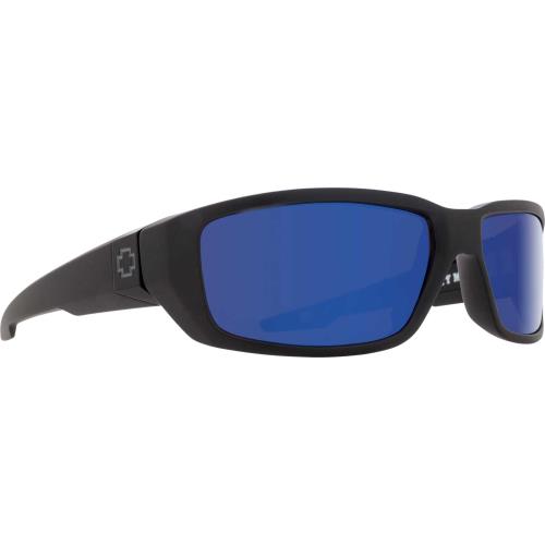 Spy Dirty Mo Polarized Sunglasses Unisex Matte Black-Bronze/Blue Spectra