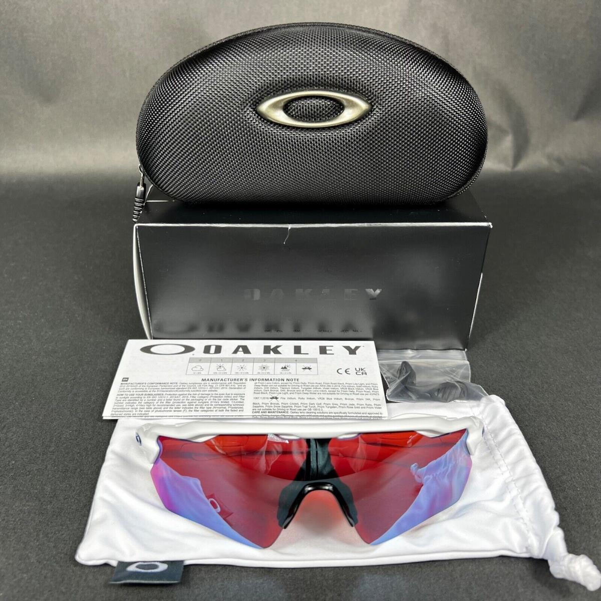 Oakley sunglasses  - White Frame, Prizm Blue Lens 4
