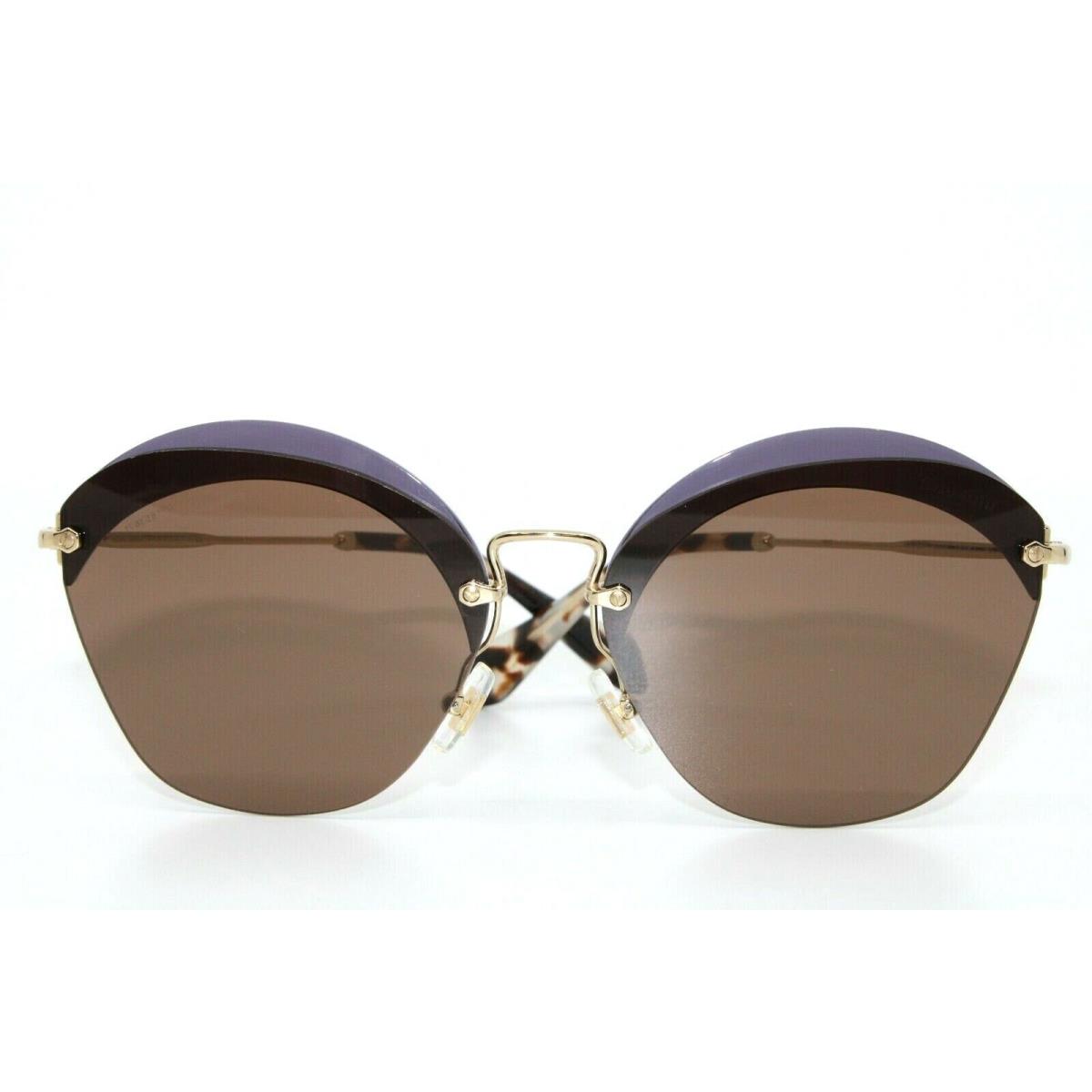 Miu Miu MU53S VX2-9L1 Brown/gold Sunglasses 62