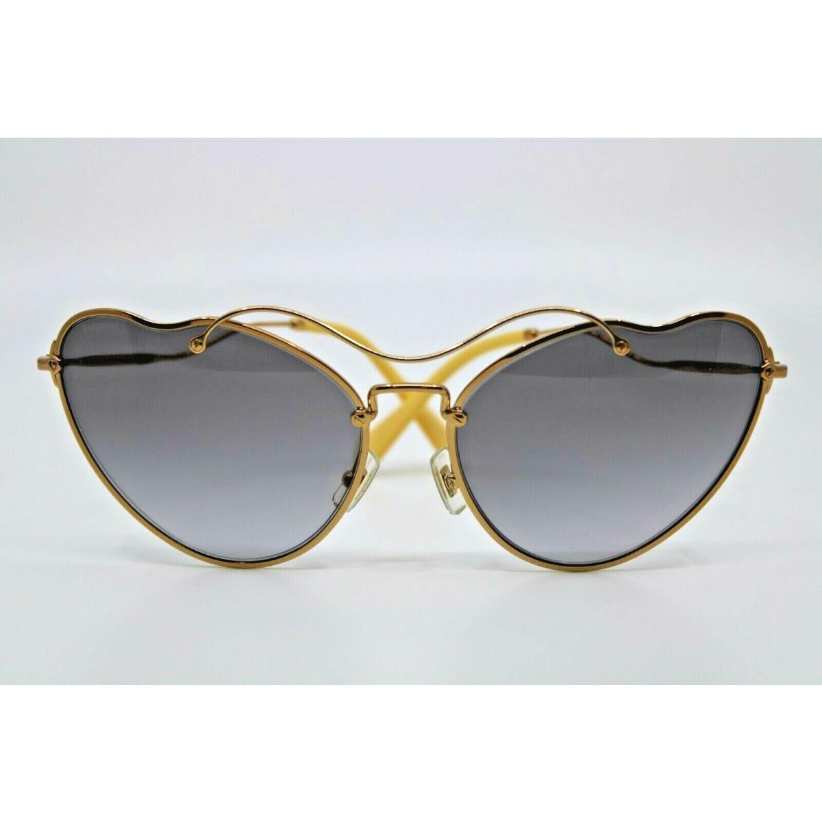 Miu Miu MU55R 7OE-3E2 Gold Sunglasses 65