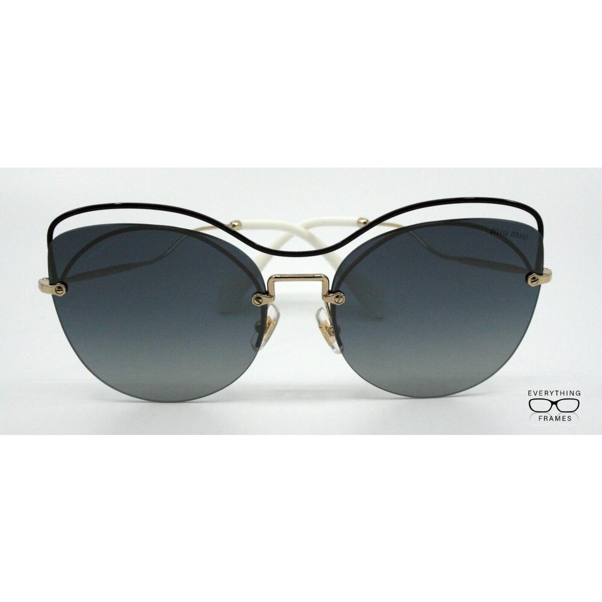 Miu Miu MU50T UE6-3A0 3N Black/gold Sunglasses 60