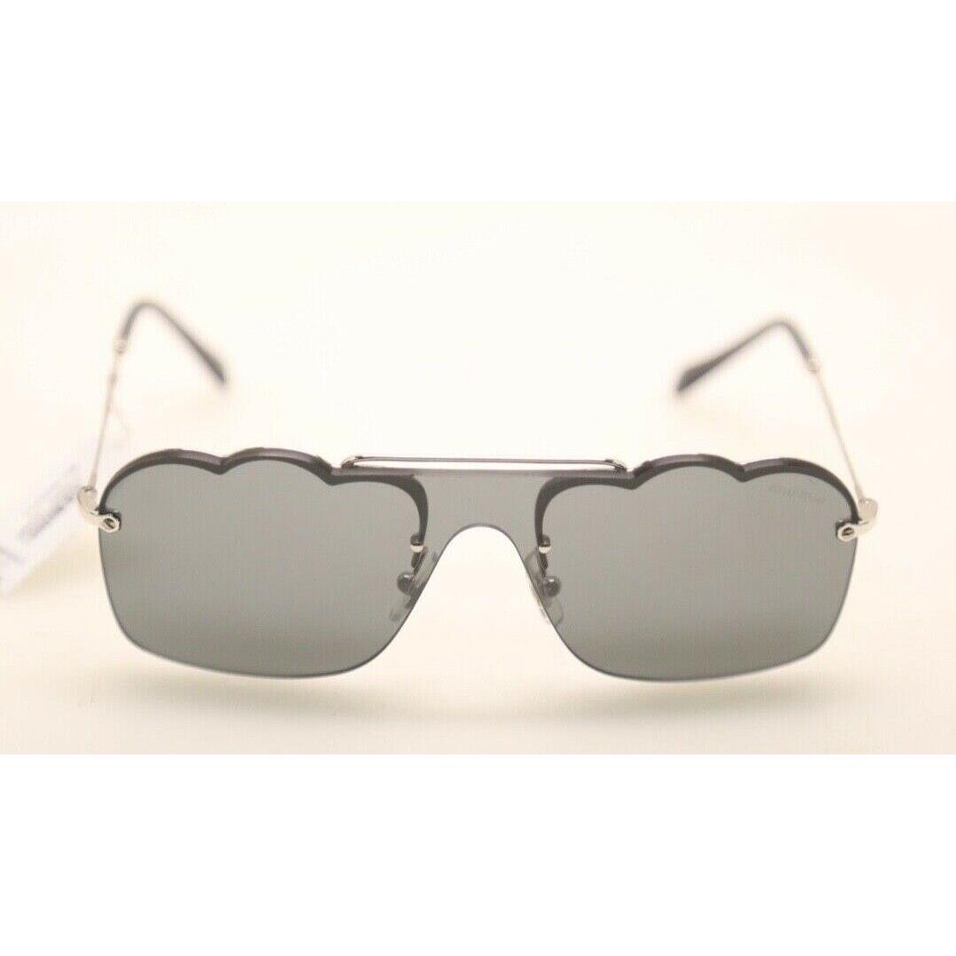 Miu Miu Smu 55U 1BC-175 Dark Grey/silver Women`s 33mm Sunglasses 300