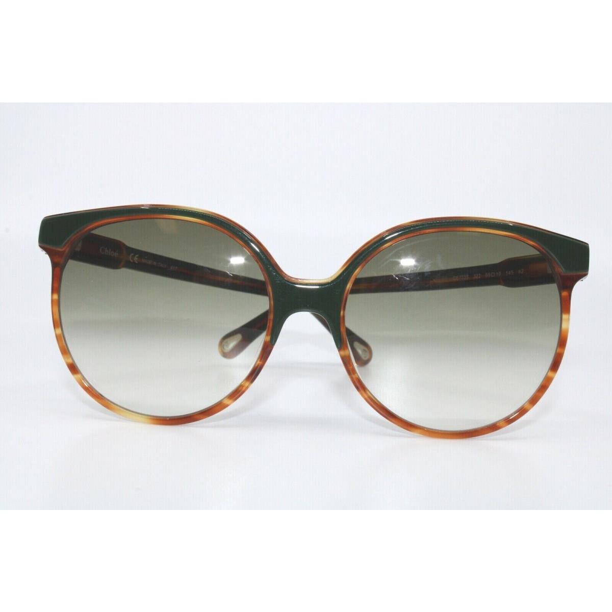 Chloe CE733S 322 Green/havana Oversized Sunglasses 59