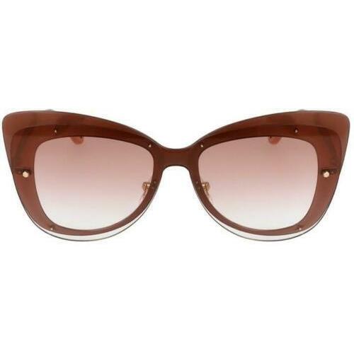 Chloe Peach Brown / Pink Gradient 63mm Sunglasses CE175S 749 63