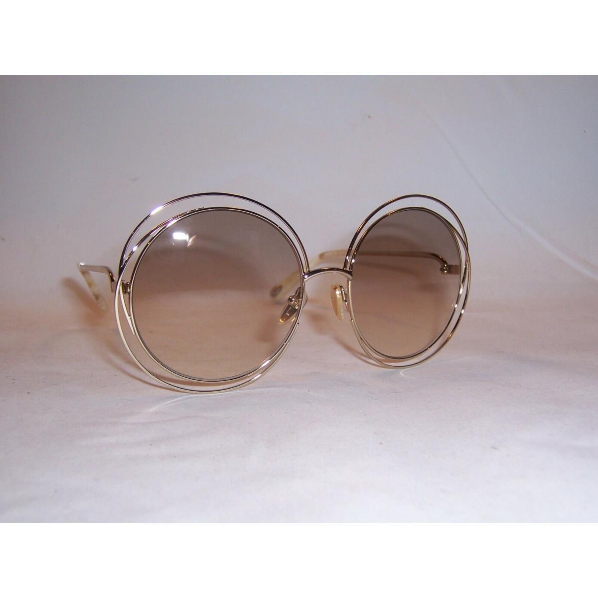 Chloe Sunglasses CH 0045S 005 Gold/brown 58MM 0045